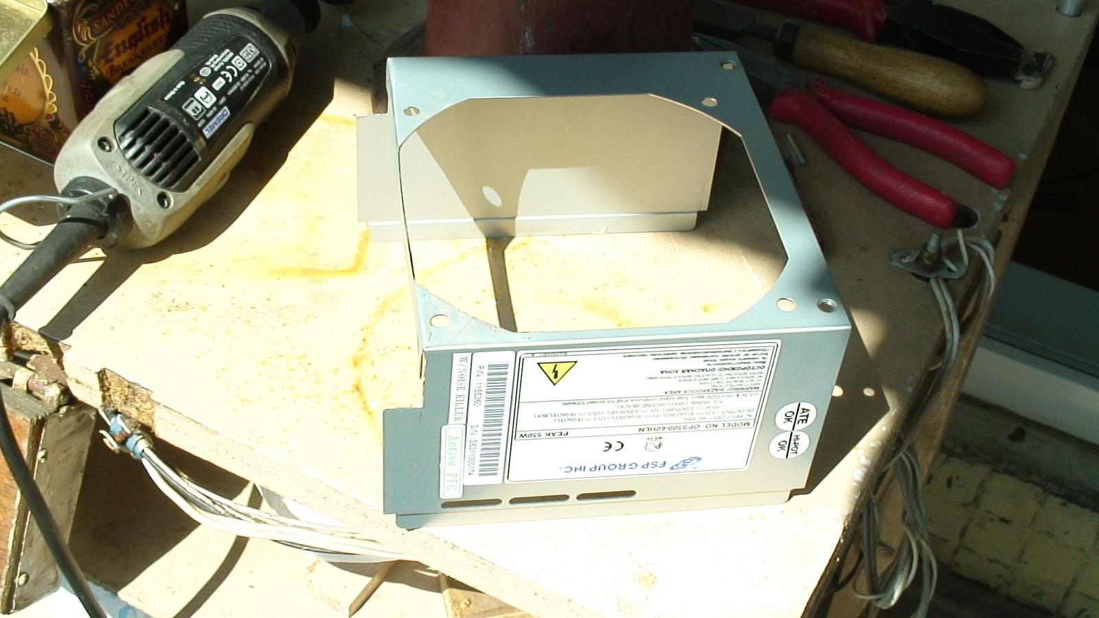 Крышка блока питания