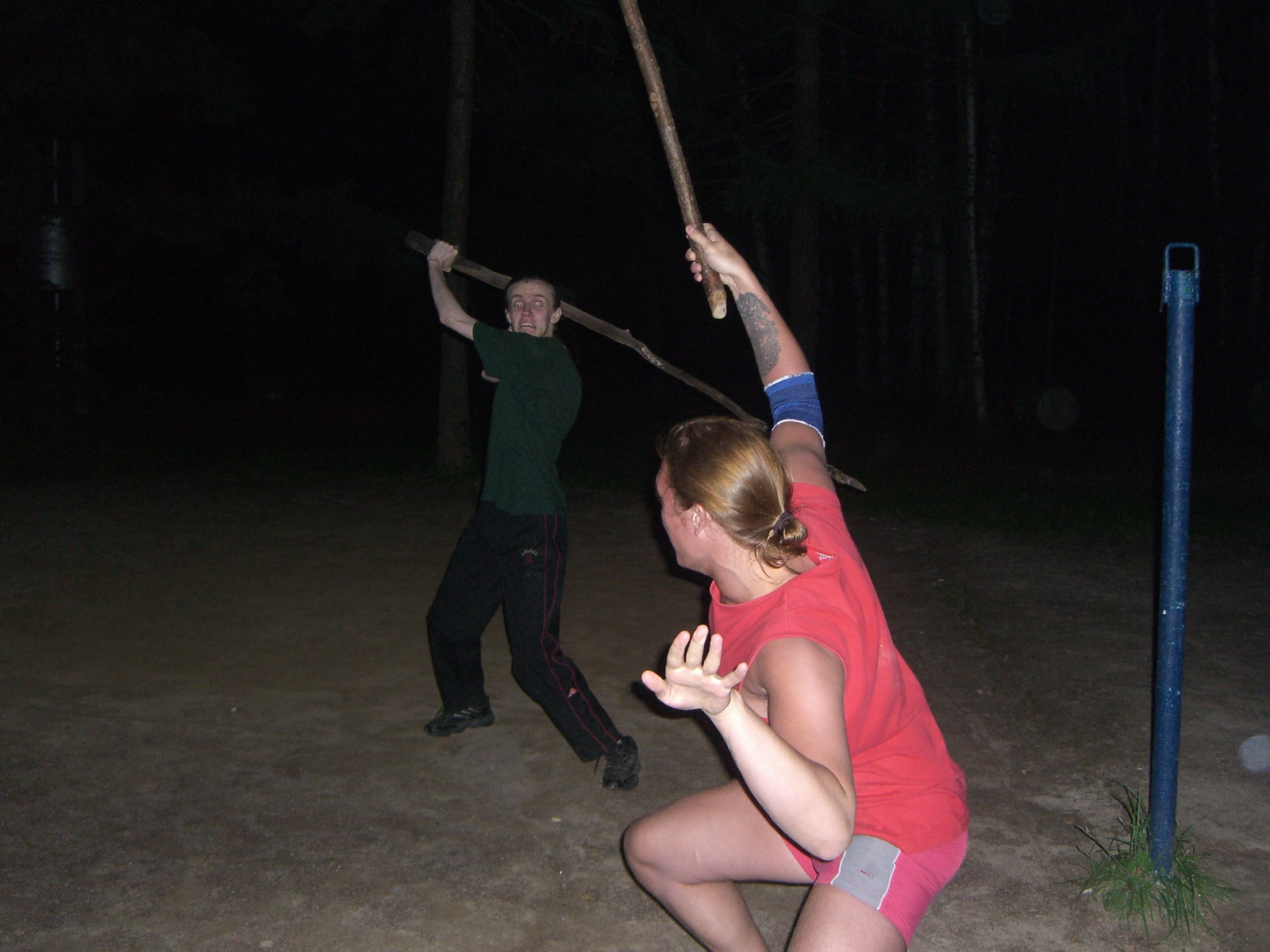 Битва воинов Тьмы.