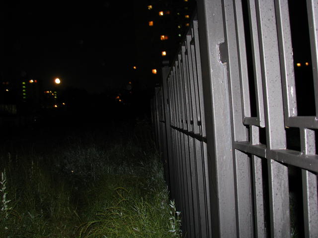 Какого цвета забор? Не угадали, он - черный.