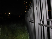 Какого цвета забор? Не угадали, он - черный.